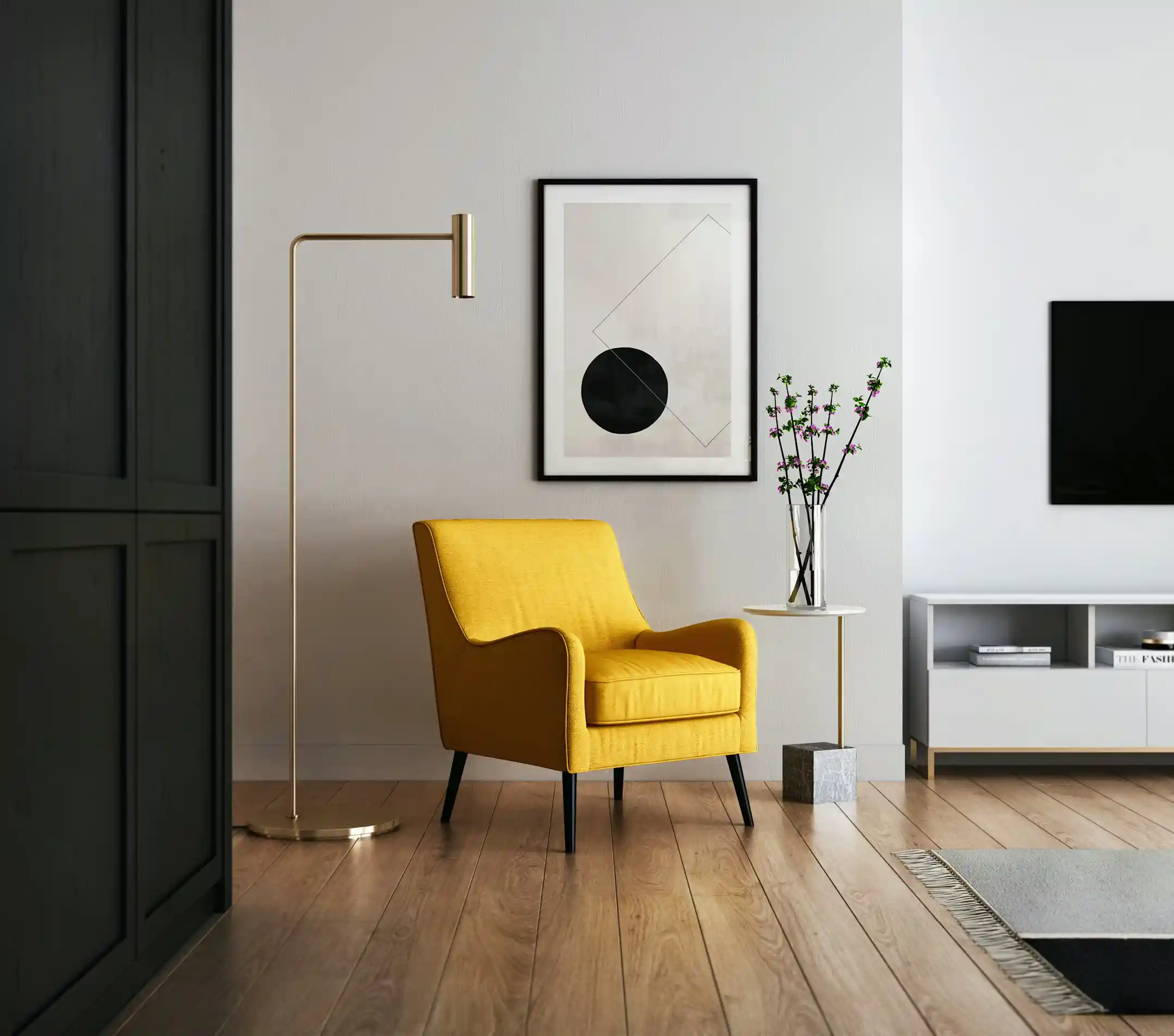 Yellow Armchair